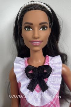 Mattel - Barbie - Fashionistas #209 - Pink Plaid Dress - Athletic - Doll